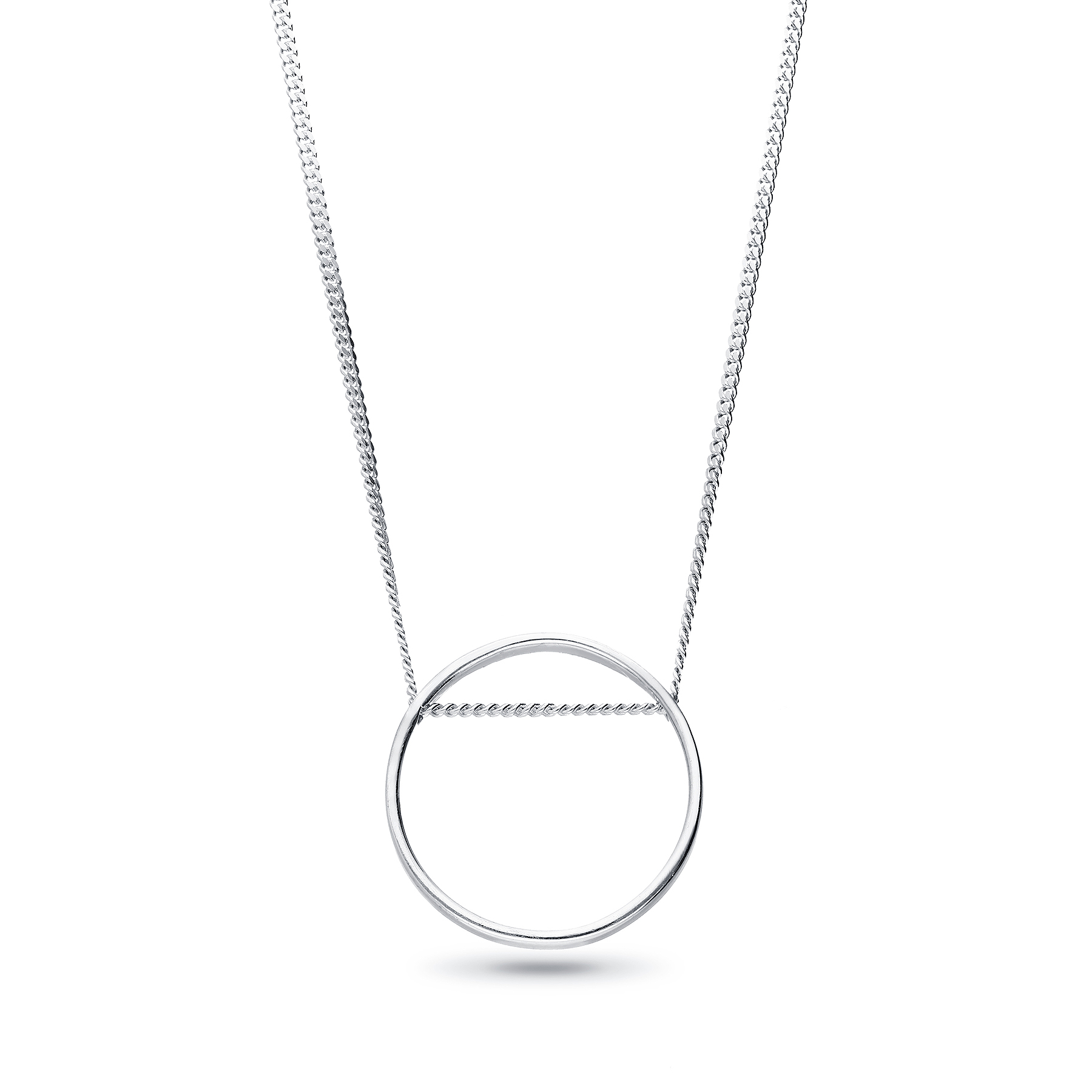 【SOFT SEOUL】 CIRCLE NECKLACE [SILVER] Amazon.com: Fine Sterling Silver Japanese Buddhist Zen